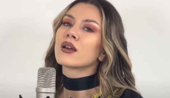 Këngëtarja nga Rumania e këndon 'himnin' 'Mora fjalë'
